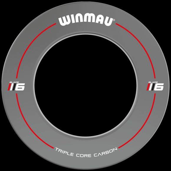 Winmau Printed Triple Core Blade 6 dartboard surround grey