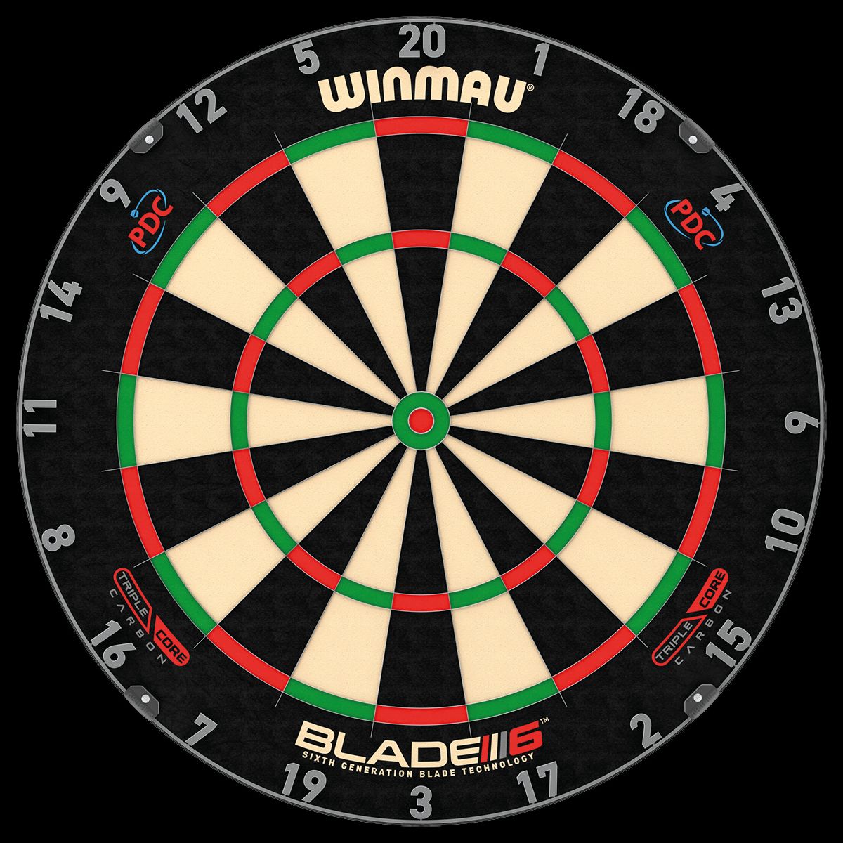 Winmau Blade 6 triple core dartboard