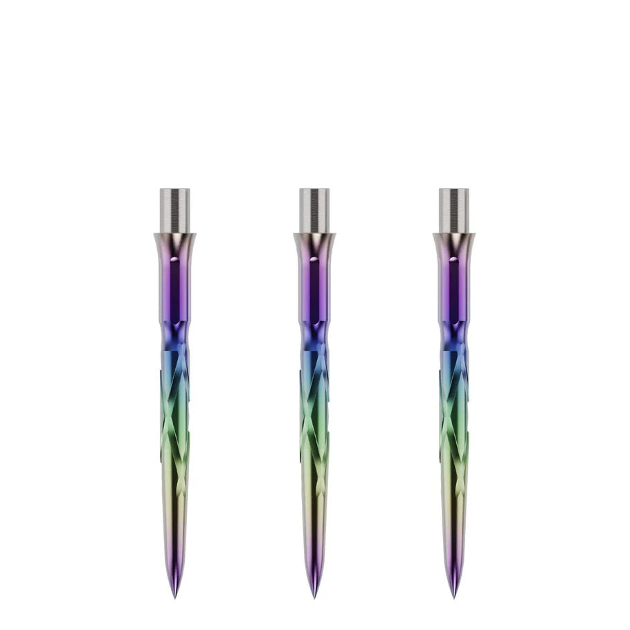 Caliburn Evo Replacement Dart Points. Han G2 28mm Rainbow