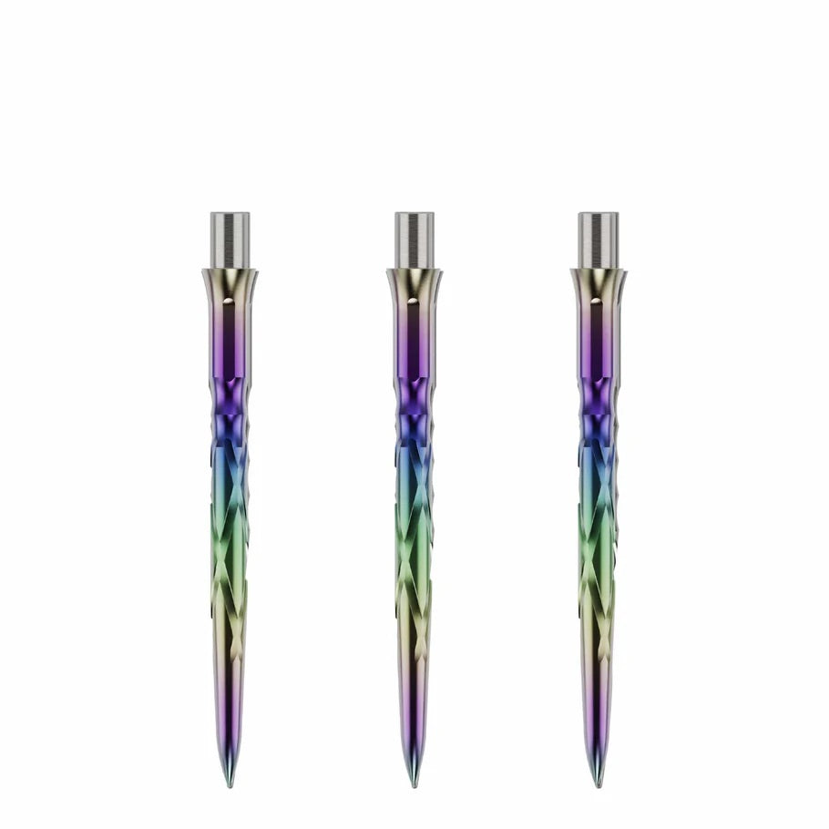 Caliburn Evo Replacement Dart Points Han G2 32mm Rainbow