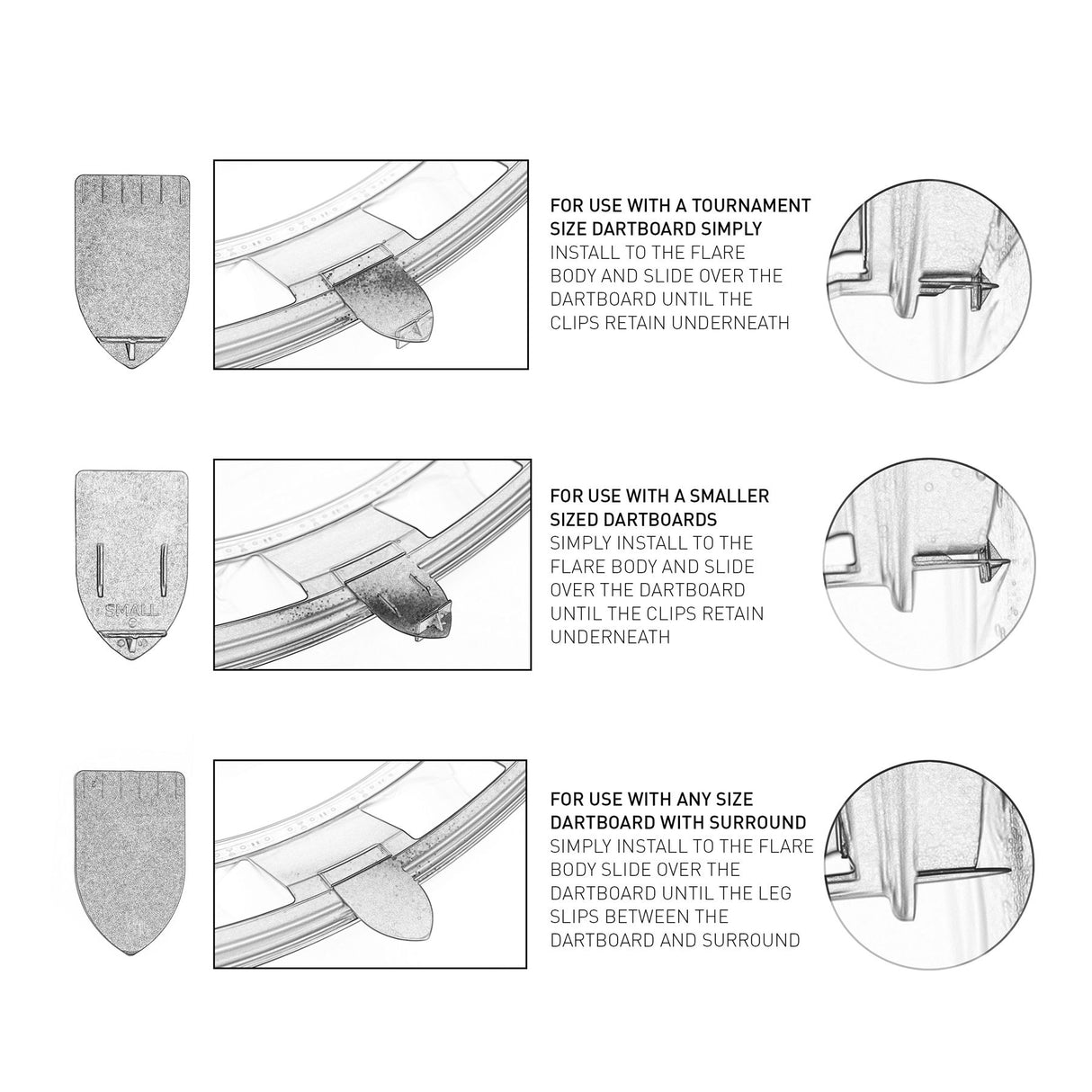 Unicorn Solar flare dartboard lighting system