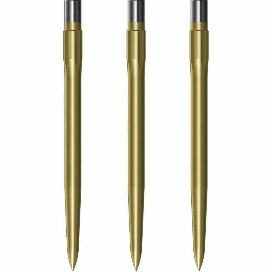 Caliburn Evo Replacement Dart Points. Smooth No Lip. 40mm Gold