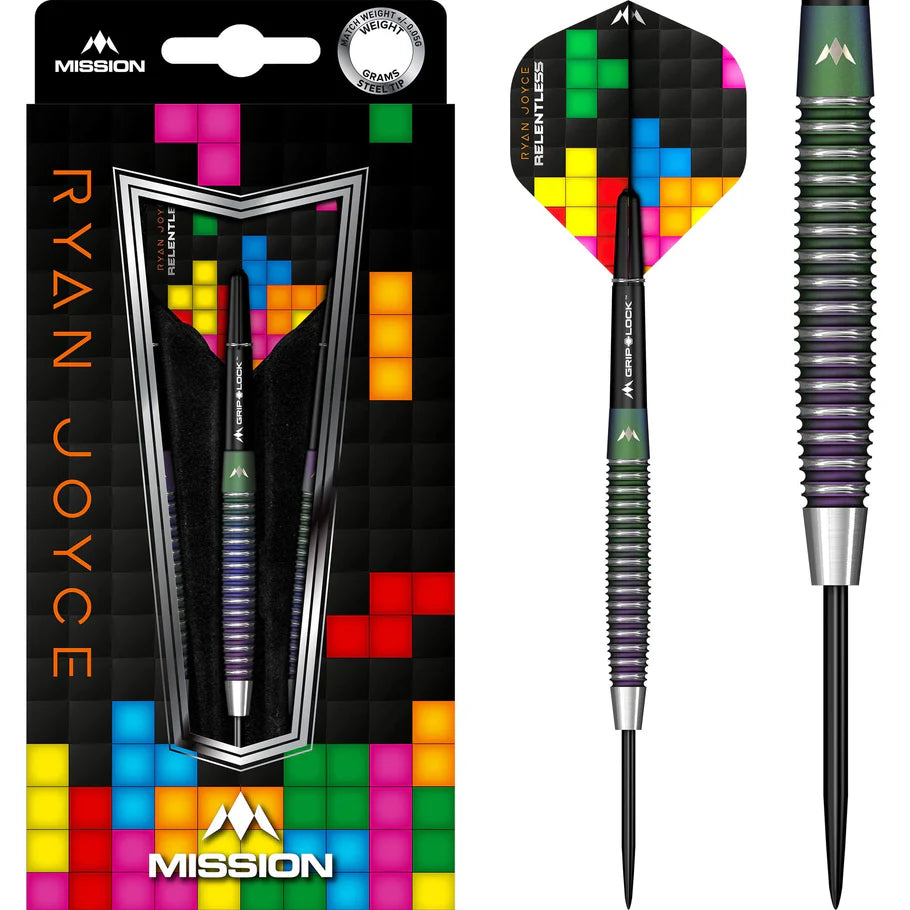Mission Ryan Joyce Steel tip Dart set 95% tungsten