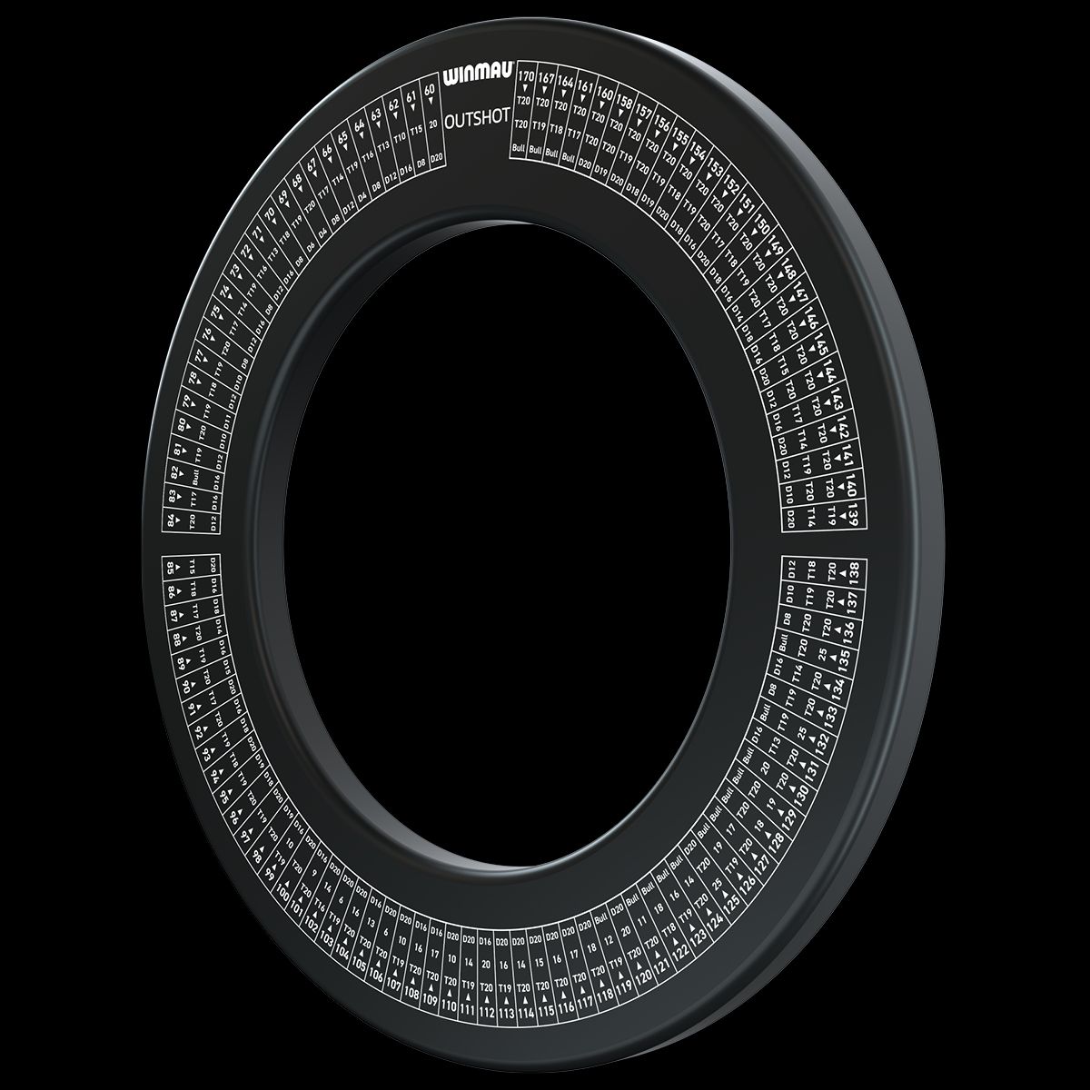 Winmau Outshot Black Dartboard Surround