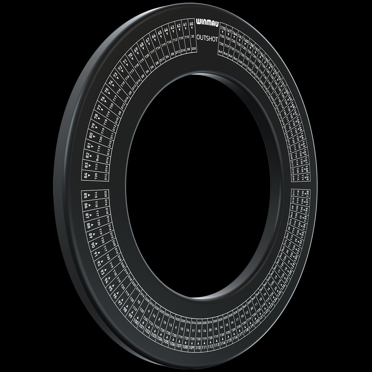 Winmau Outshot Black Dartboard Surround