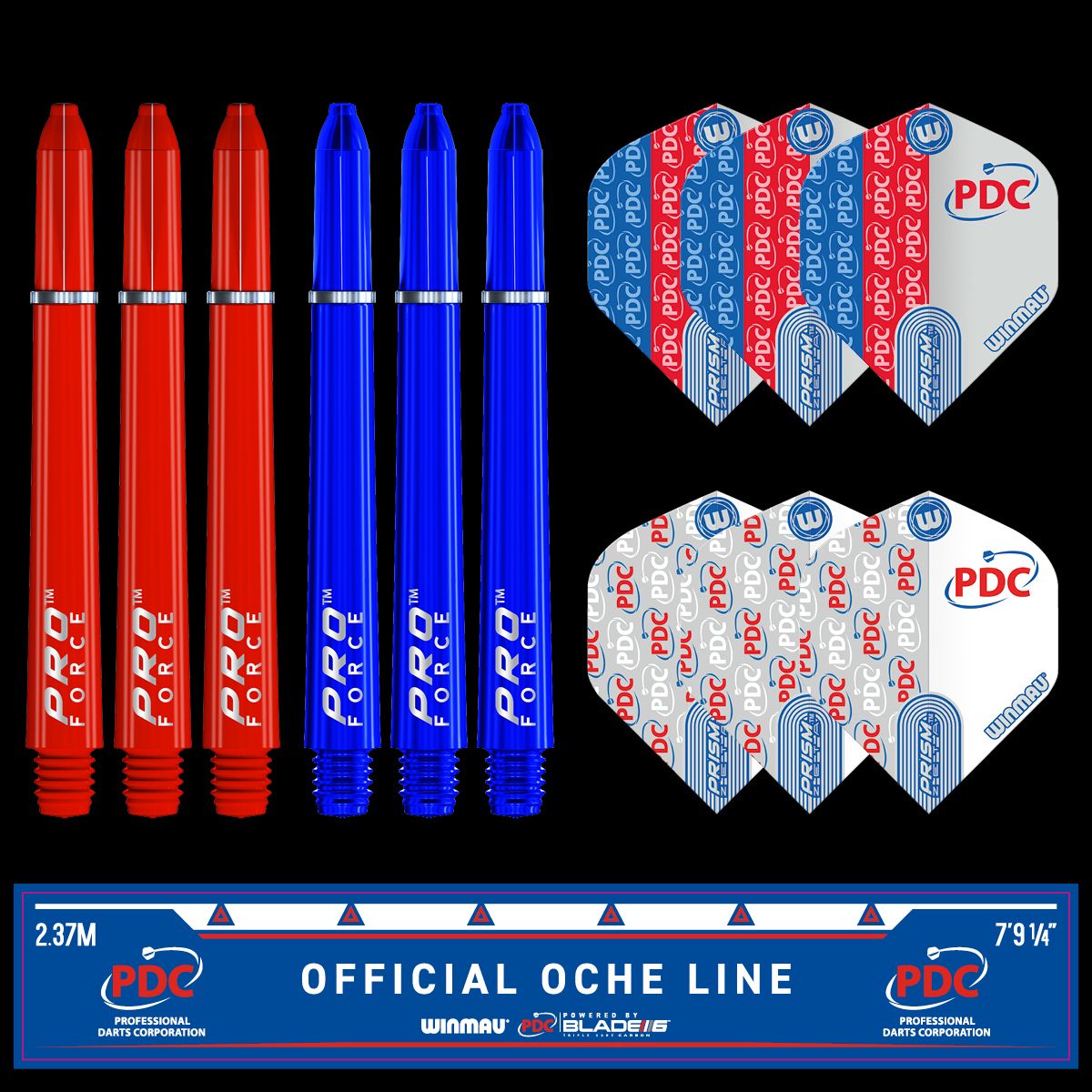 Winmau PDC dartboard set