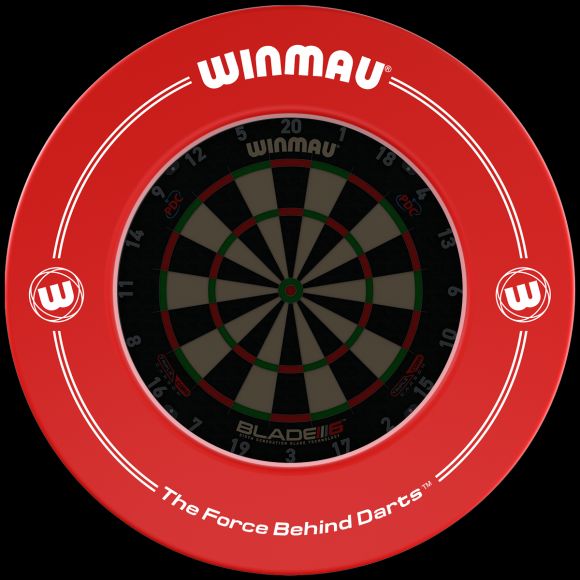 Winmau Printed Red dartboard surround