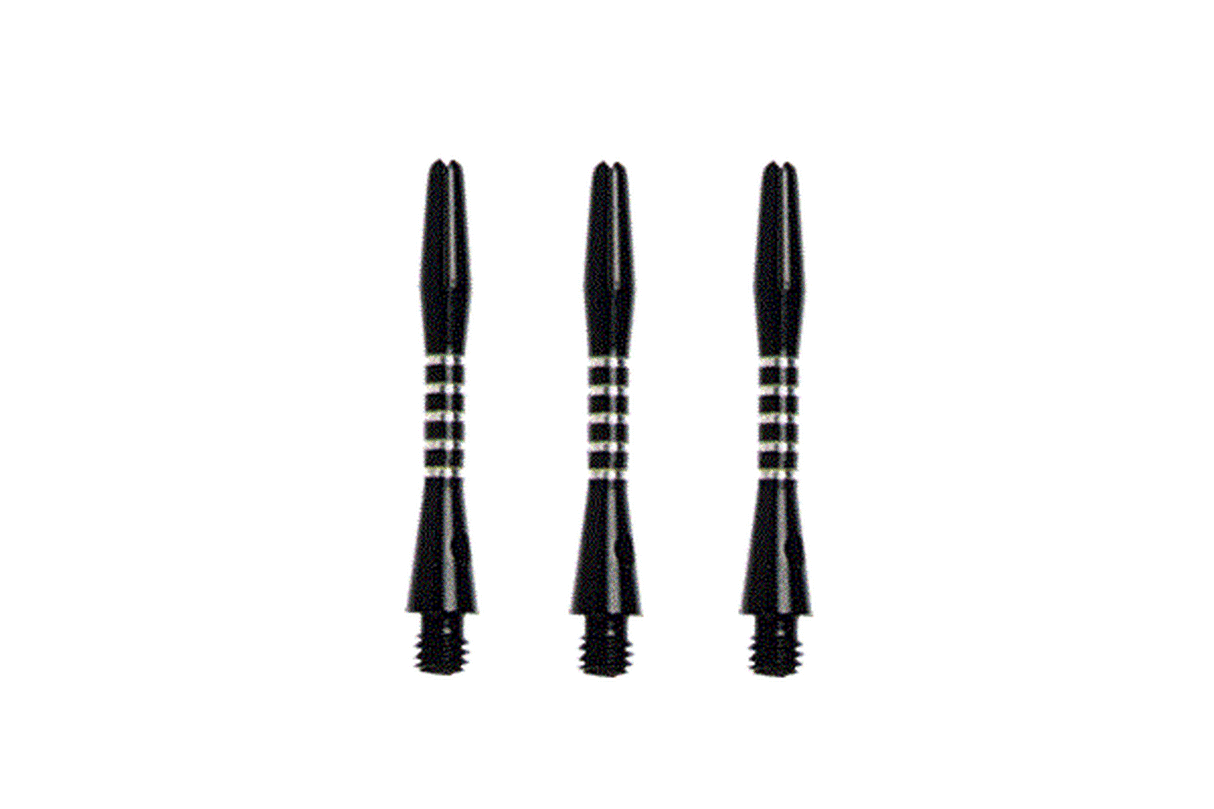 Harrows Tiger black short dart stems 5 sets