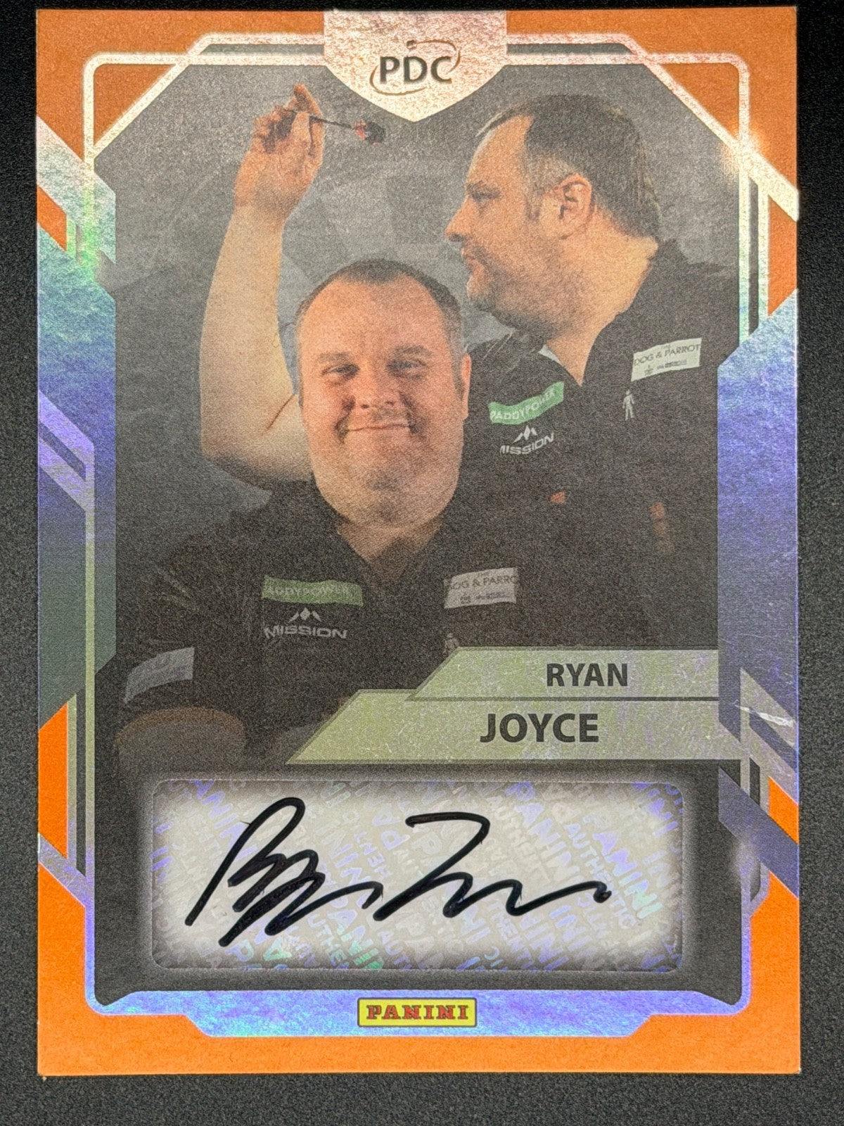 Ryan Joyce Autographed Promo Panini PDC Darts Card - Rare Player Issue