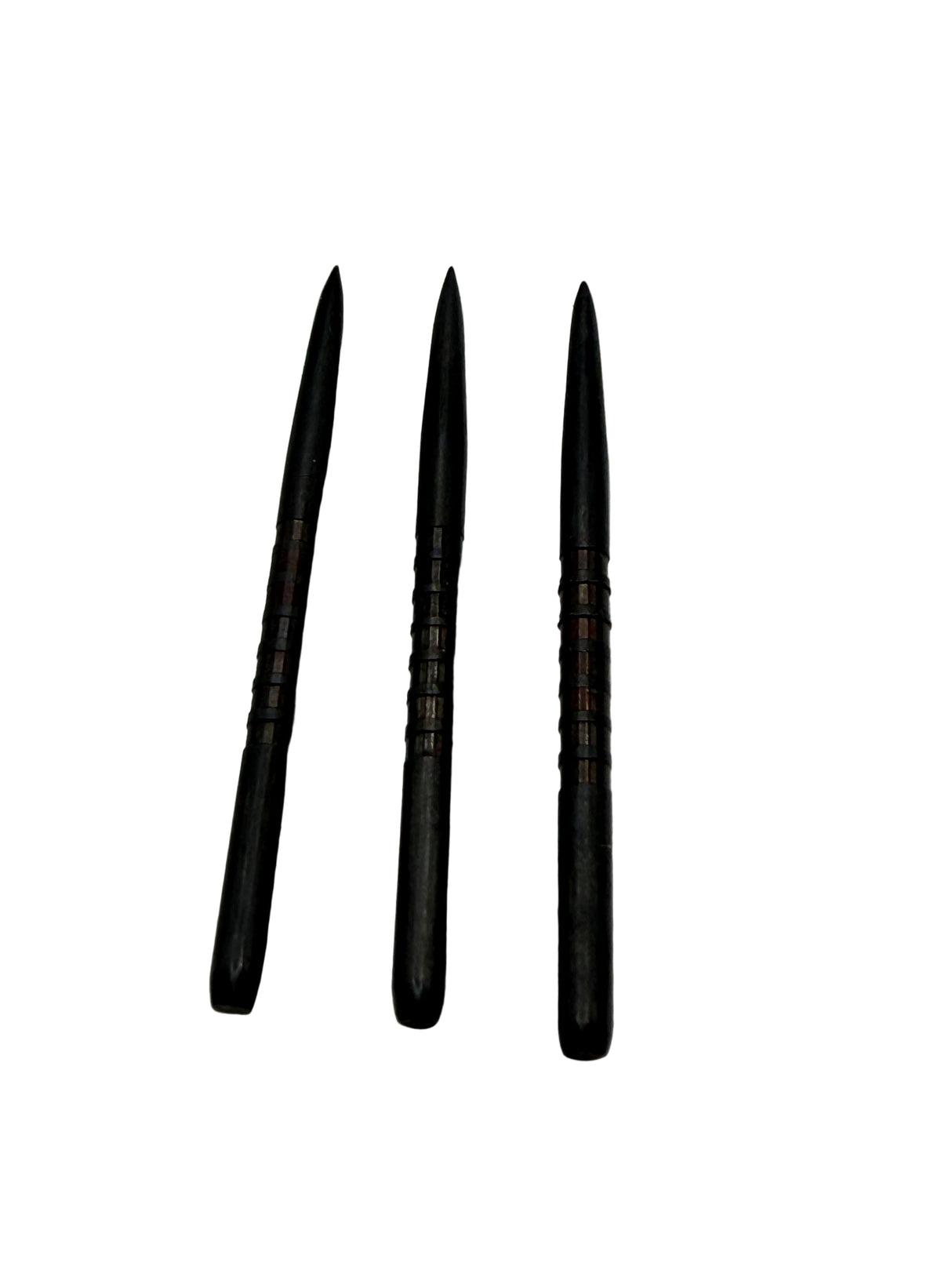 The 36mm size of the Taurus darts black finger grip range