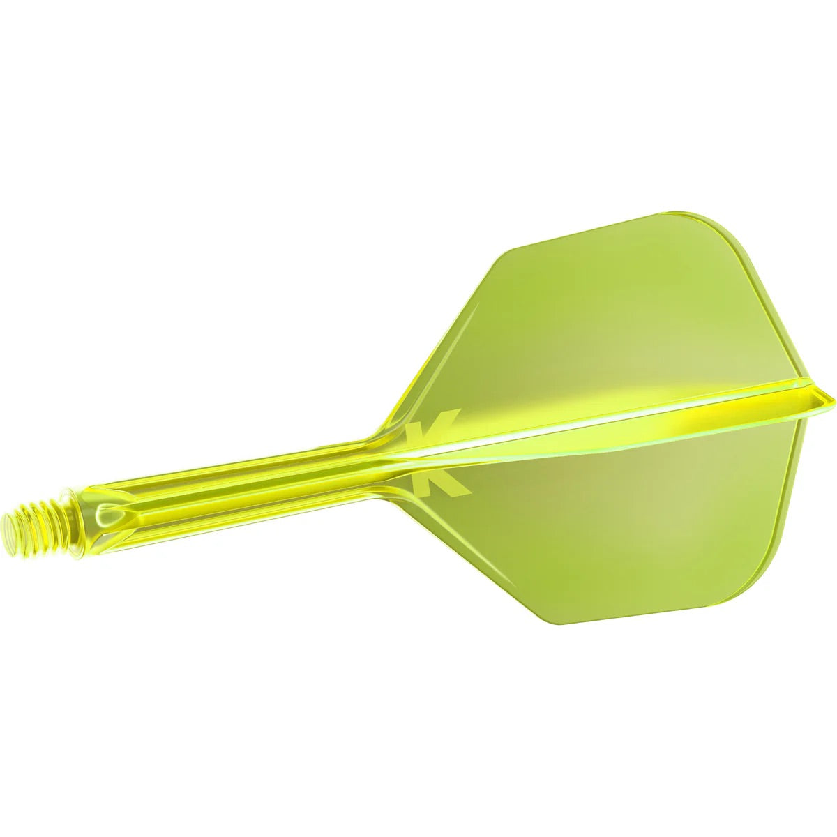 Target K-FLEX Neon Yellow NO6 Intermediate. Dart Flights and Shafts
