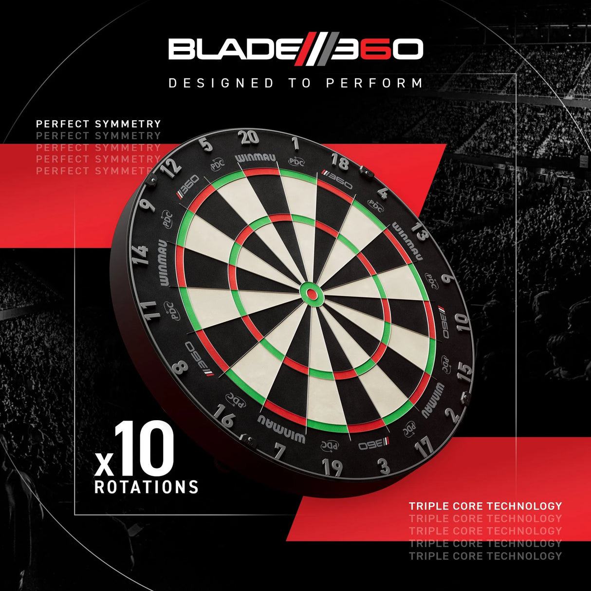 Winmau Blade 360 dartboard
