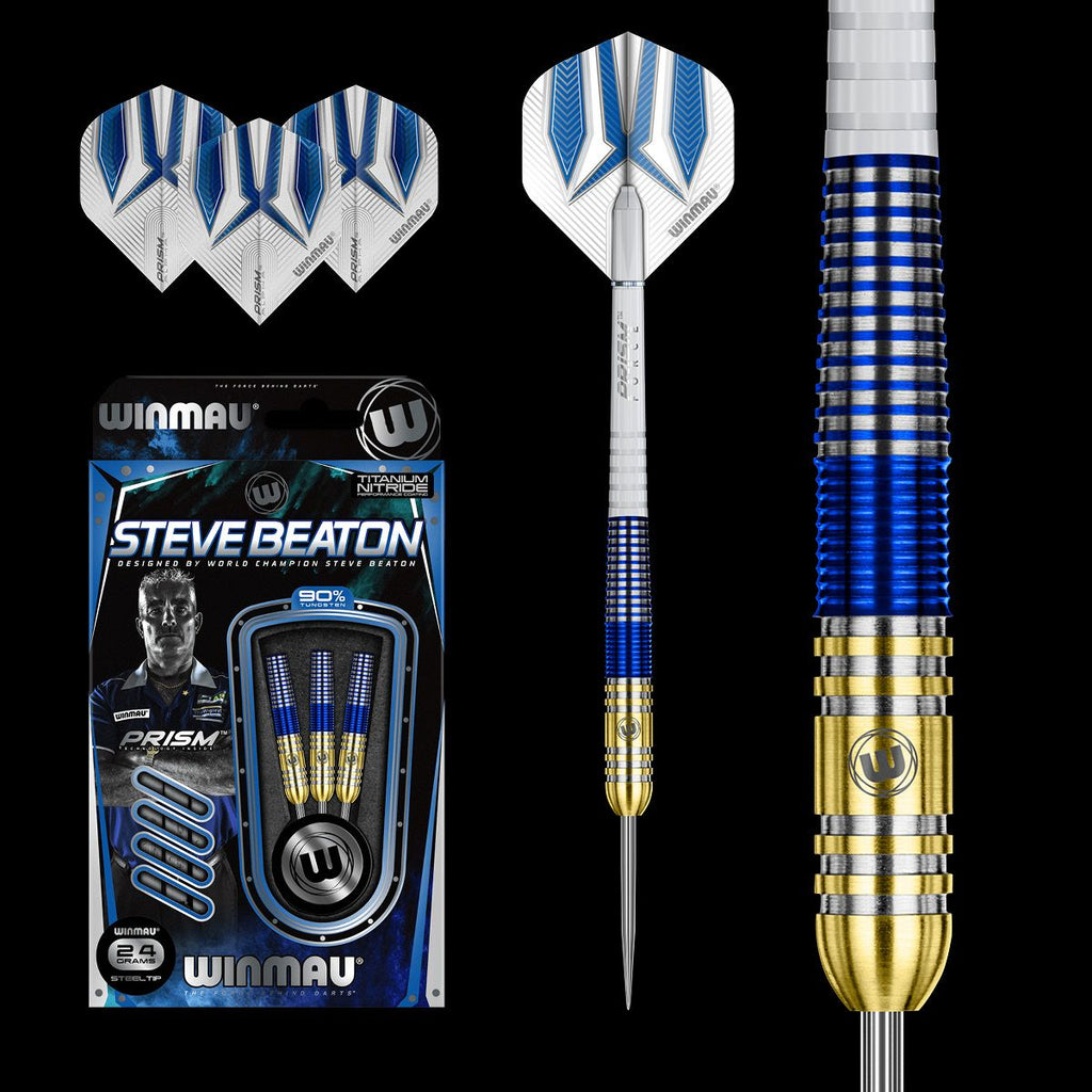 Winmau Steve Beaton 24g Steel Tip Dart Set – BitofBully