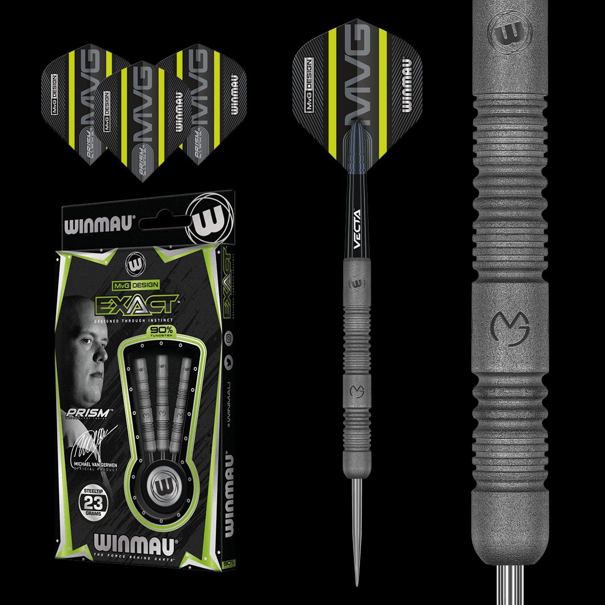 WINMAU MVG EXACT ダーツ 23g Amazon.com: WINMAU Michael Van Gerwen MvG Exact 23 gram