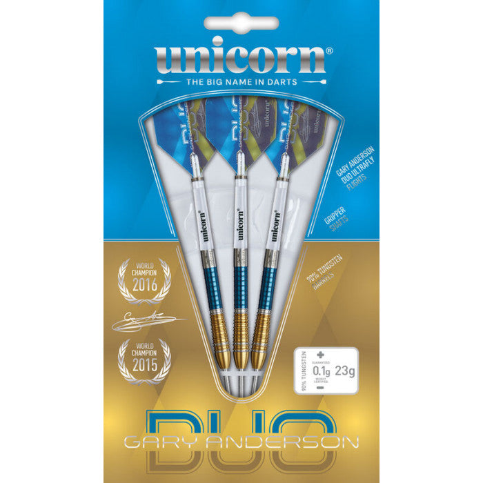 GARY ANDERSON PHASE 6 DUO STEEL TIP DARTS SET 90% TUNGSTEN