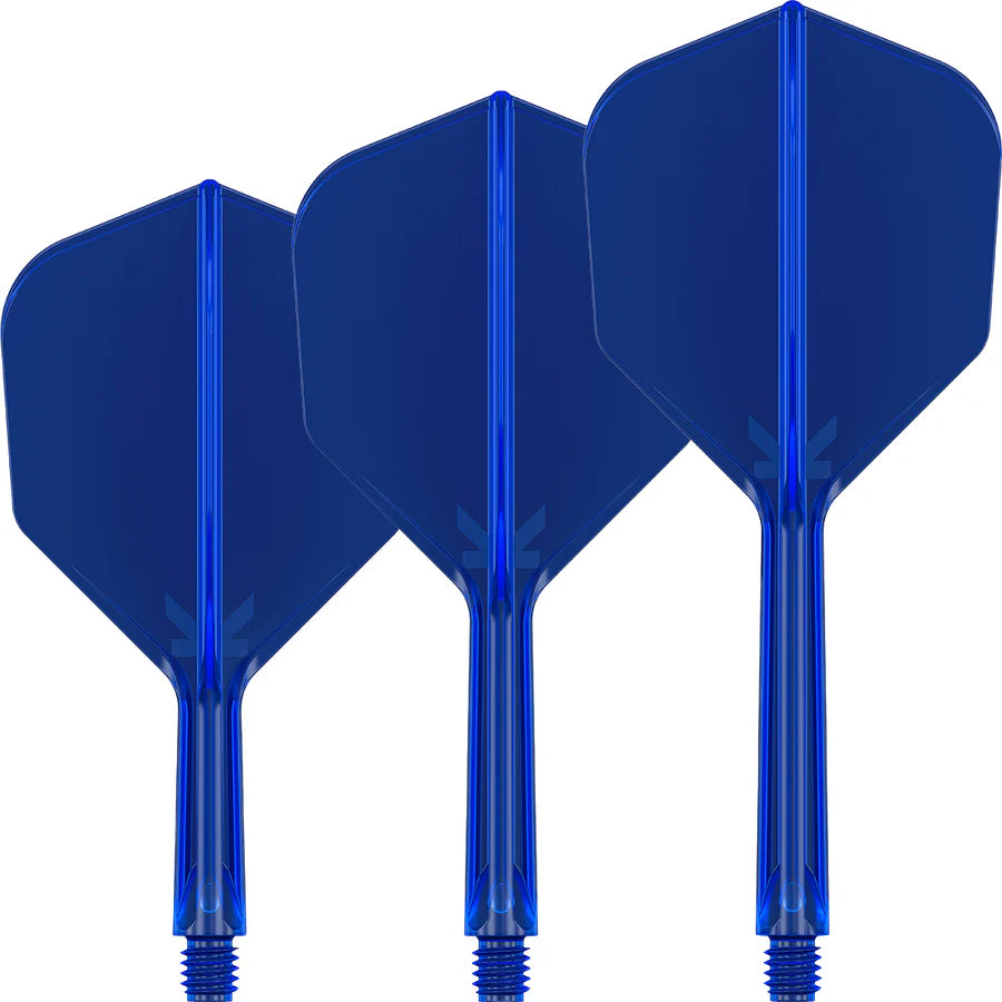 Target K-FLEX Blue NO6 Dart Flights and Shafts