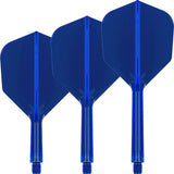Target K-FLEX Blue NO6 Dart Flights and Shafts