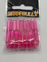 Pink short 35mm polycarbonate bubble dart stems/shafts/canes