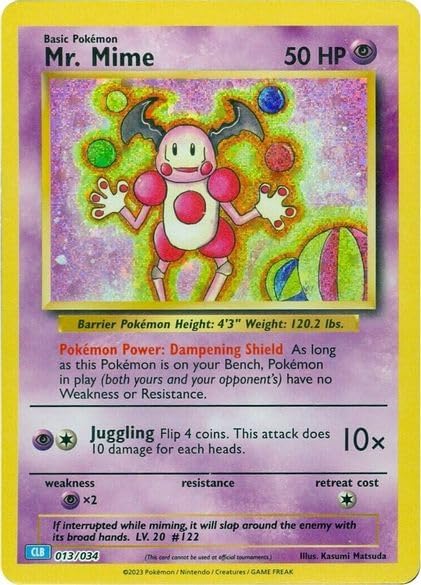 Pokemon TCG:Mr. Mime - Classic Holo [CLB013]