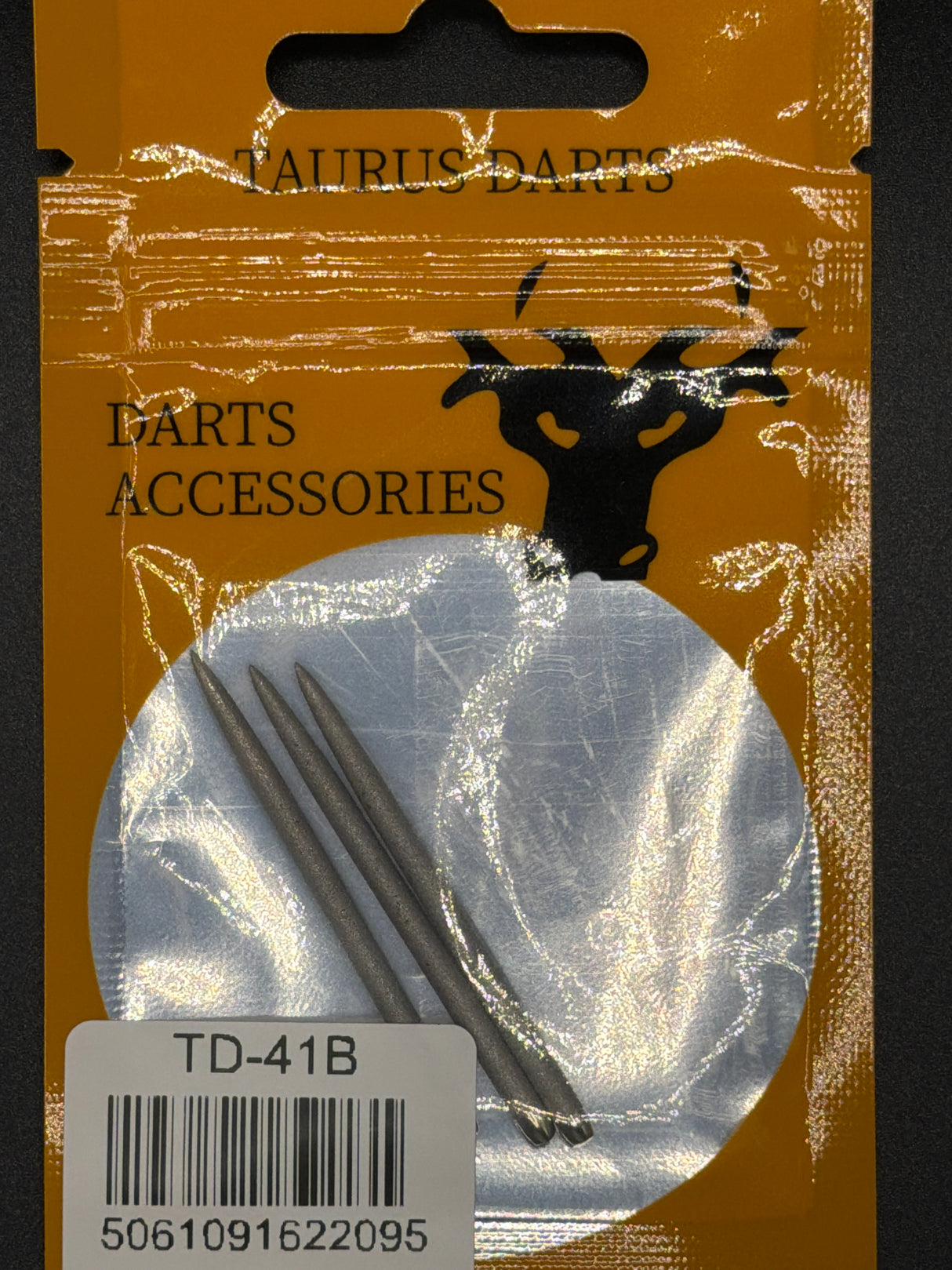 Taurus silver blasted dart points 25mm-60mm (1 set)