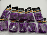 Purple medium 41mm polycarbonate bubble dart stems/shafts/canes