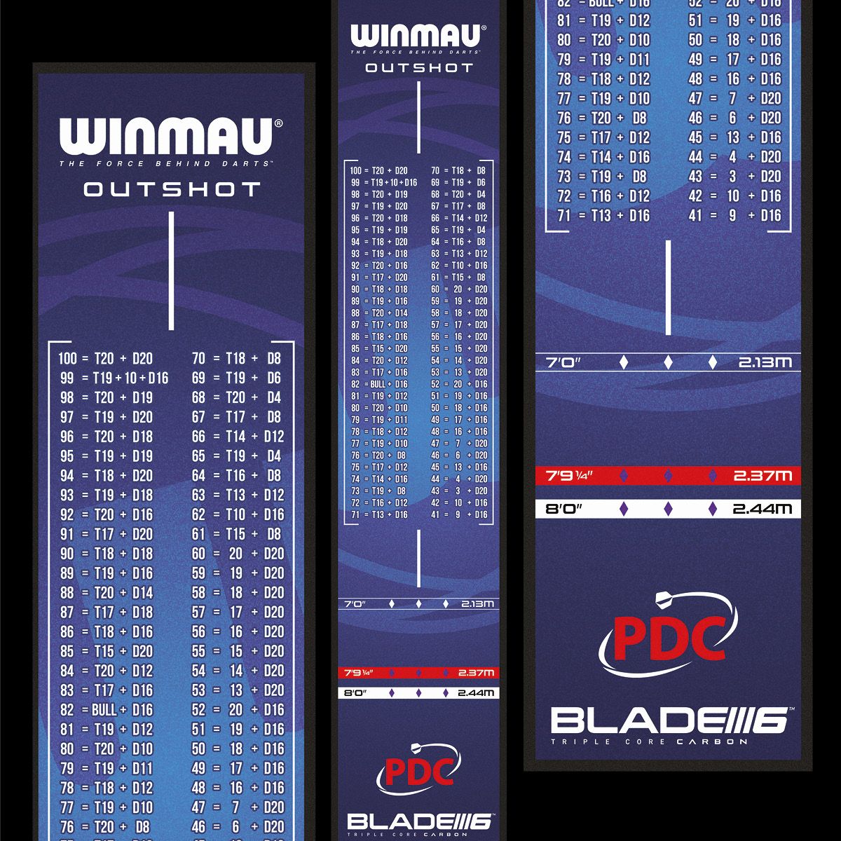 Winmau Outshot Dart Mat oche