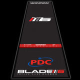 Winmau Pro Zone Precision Blade 6 Soft Feel Dart Mat & Integrated Oche