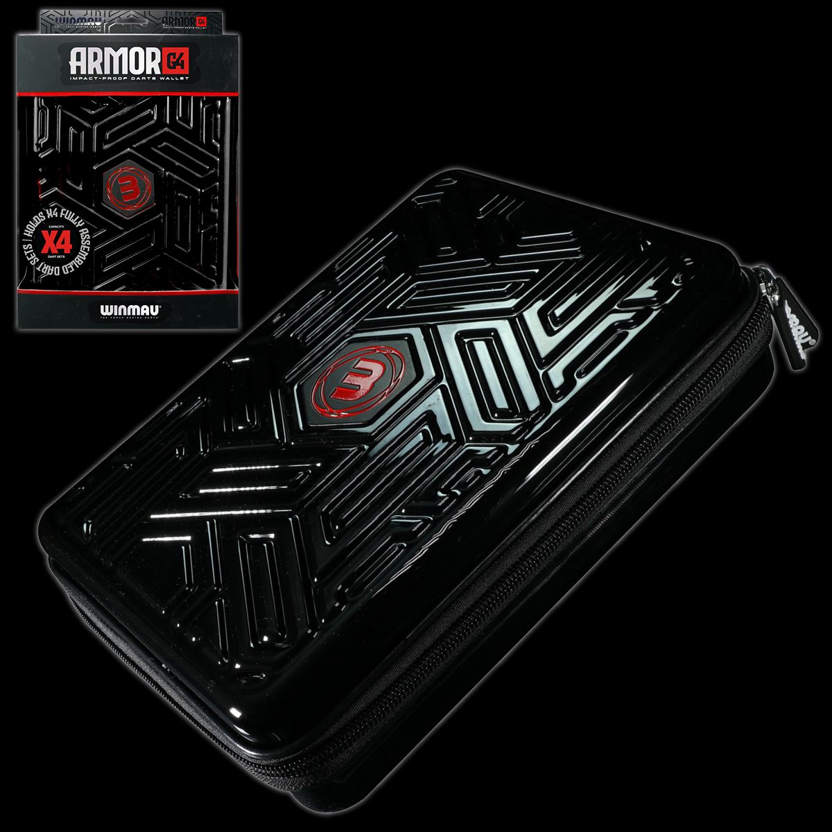 Winmau Armor G4 Black Dart Wallet