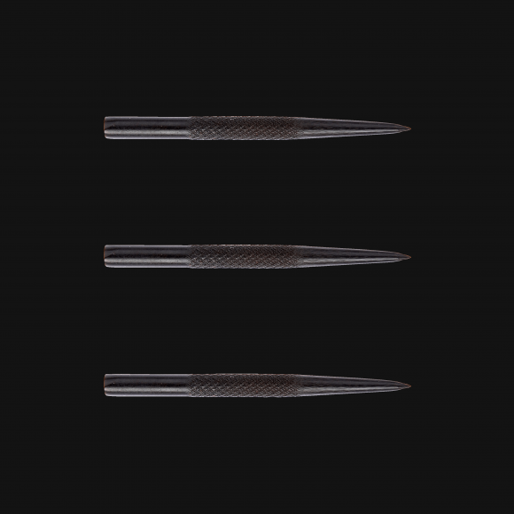 Winmau black Knurled 32mm replacement steel tip dart points