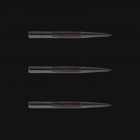 Winmau black Knurled 32mm replacement steel tip dart points