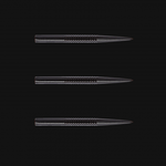 Winmau black ringed 32mm replacement steel tip dart points