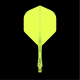 Winmau Fusion Yellow short no2 integrated dart flights and stems