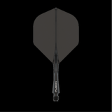 Winmau Fusion Black short no2 integrated dart flights and stems