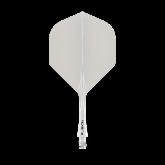 Winmau Fusion White short no2 integrated dart flights and stems