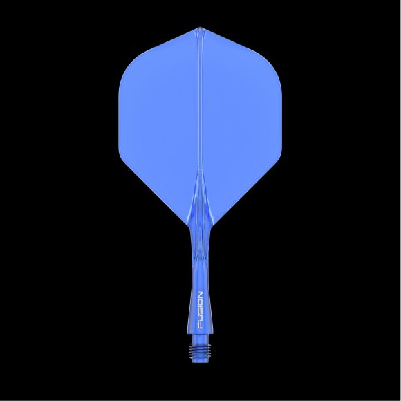 Winmau Fusion Azure Blue short no2 integrated dart flights and stems