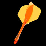 Winmau Fusion NO2 Orange medium integrated dart flights and stems 34mm