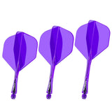 Winmau Fusion NO 2 Purple integrated Dart Flight & Shaft