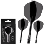 Winmau Fusion #6 Integrated Dart Flight & Shaft Black