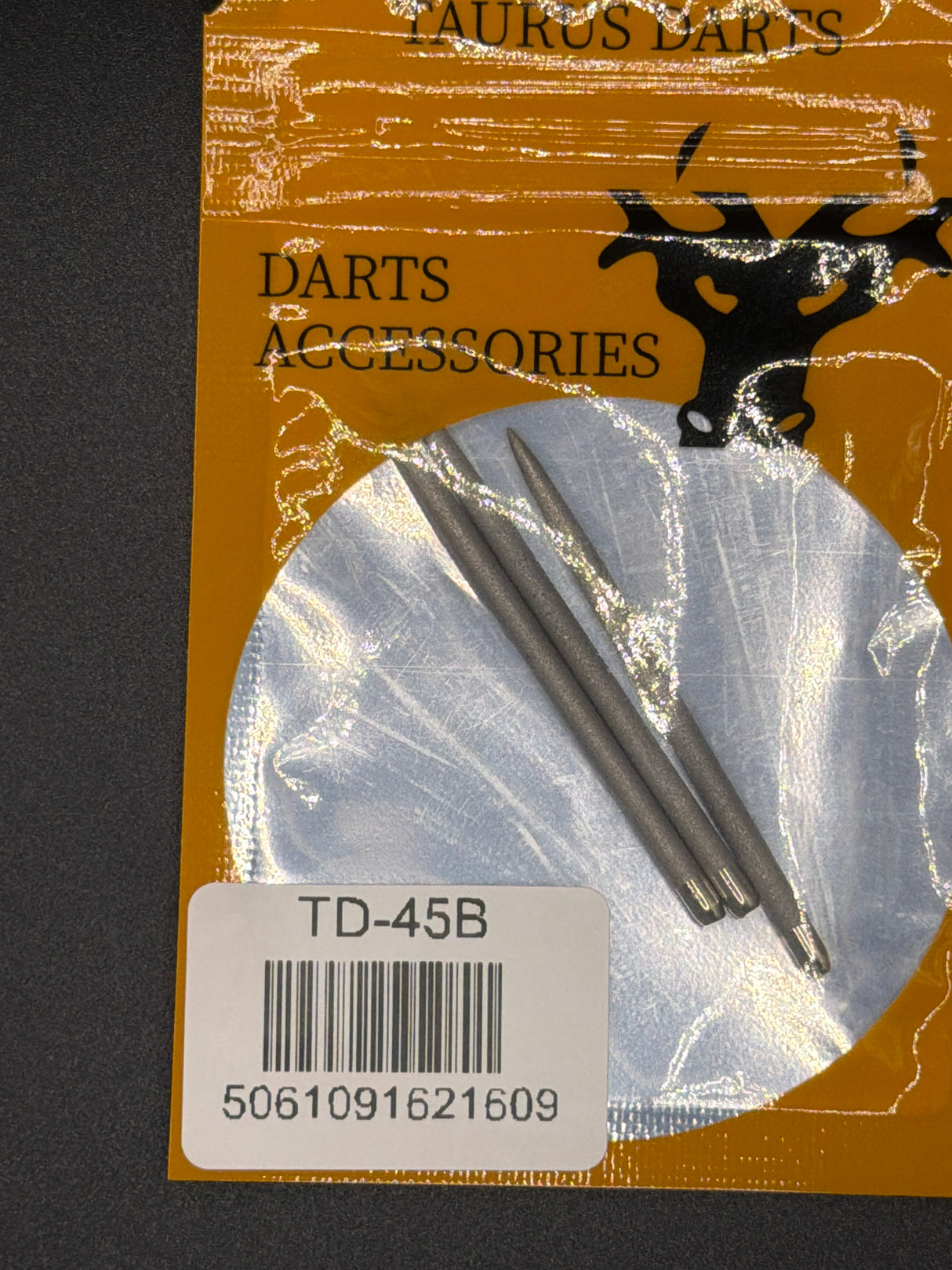 Taurus silver blasted dart points 25mm-60mm (1 set)