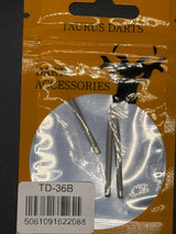 Taurus silver blasted dart points 25mm-60mm (1 set)