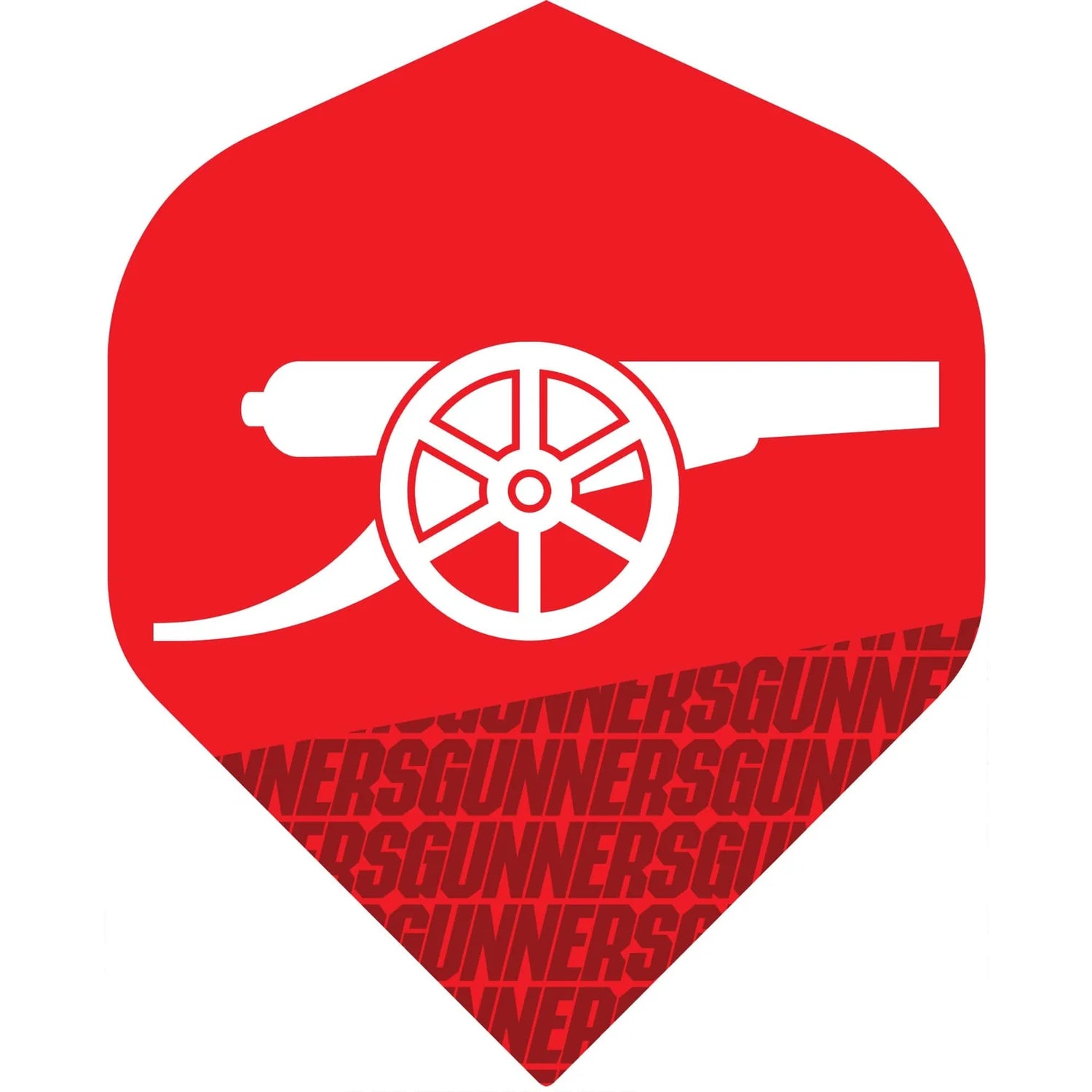 Arsenal FC gunners Standard shape Dart Flights 5 sets