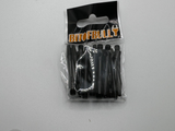 Black short 35mm dart Aluminium stems/shafts 5 sets