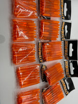 Orange medium 41mm polycarbonate bubble dart stems/shafts/canes