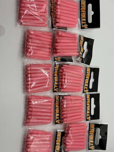 Pink short 35mm dart stems/shafts/canes