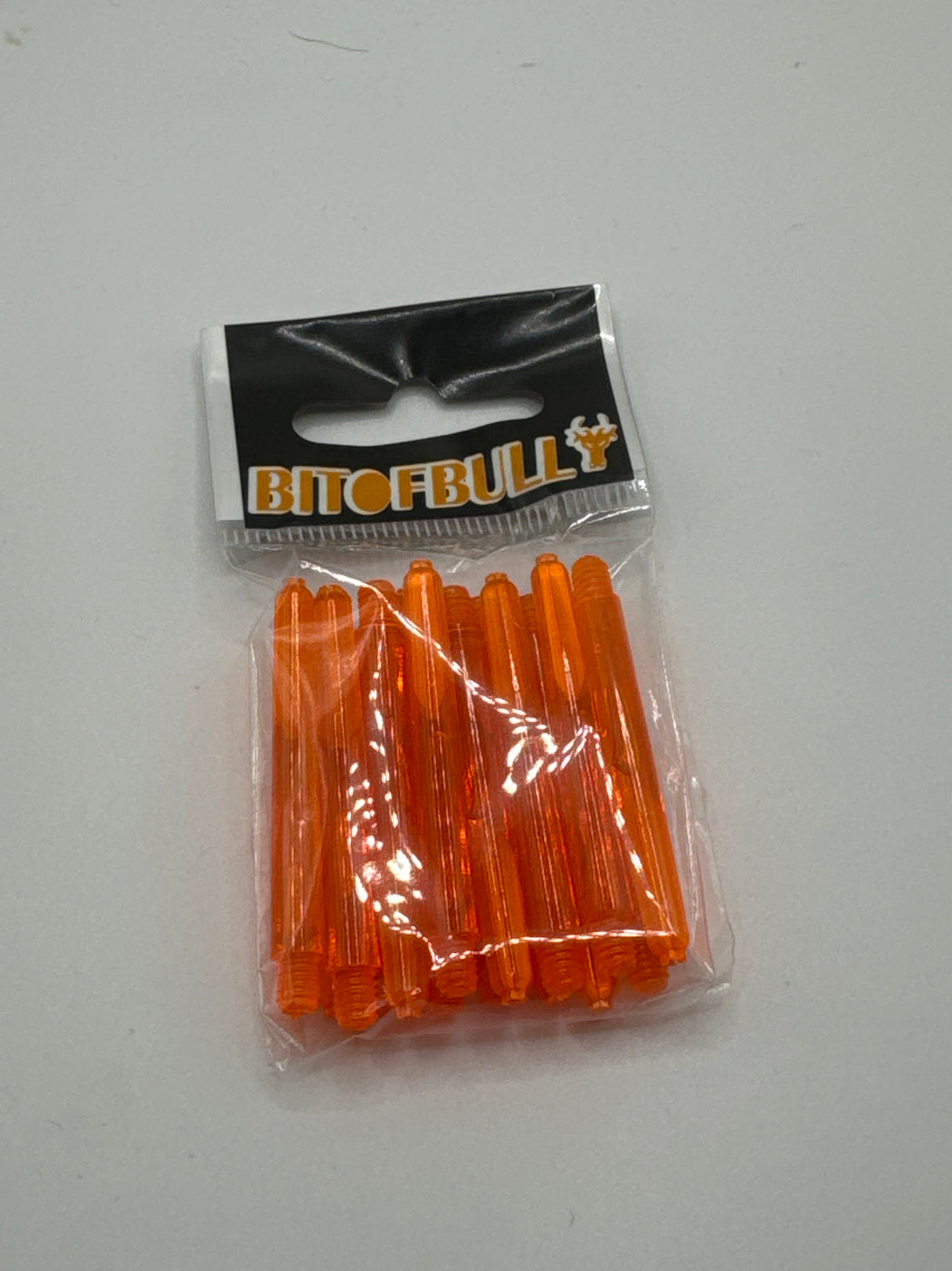 Orange medium 41mm polycarbonate bubble dart stems/shafts/canes