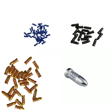 Bullet shape flight protectors in a choice of 4 colours