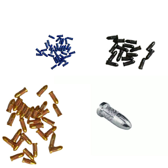 Bullet shape flight protectors in a choice of 4 colours