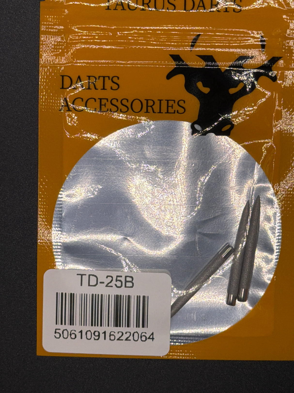 Taurus silver blasted dart points 25mm-60mm (1 set)