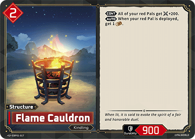 Palworld TCG: Dawn of Palpagos - Flame Cauldron