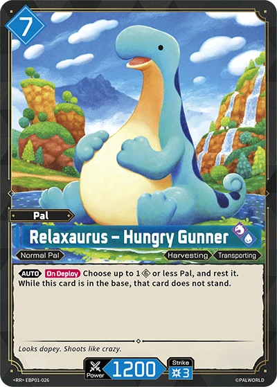 Palworld TCG: Dawn of Palpagos - Relaxaurus Hungry Games